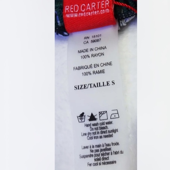 $145 Red Carter Swim Cover Up Small Blue Feather Print Ladder Insert Bell Sleeve - Picture 12 of 16